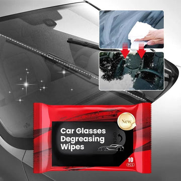 Anti-fog Car Glass Cleaning Wipes (Pack of 2)